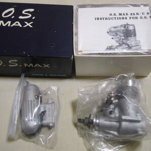 MAX OS 25 新品 未使用 完品 昭和レトロ OS MAX 表記じゃない50年以上前の激レアエンジン 模型店デッドストック品 ②