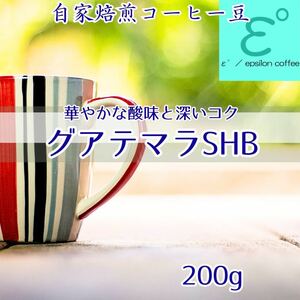 お試し！高級珈琲豆 グアテマラＳＨＢ (２００ｇ) 深い香りとコク！注文後焙煎 自家焙煎コーヒー豆 ドリップコーヒー