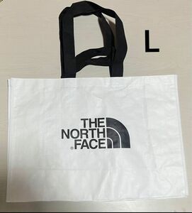 訳あり限定価格！新品 THE NORTH FACE ショッパー エコバッグ 白L ホワイト ザノースフェイス