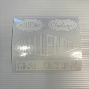 CHALLENGER ステッカー　白