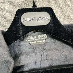 【MIA‐10494IM】1円 ～ GIORGIO ARMANI ジョルジオアルマーニ メンズコート ジャケット イタリア製 ハンガー付 の画像5