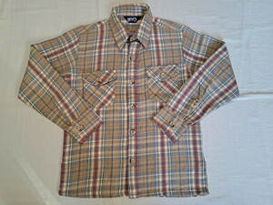 ■【◎好配色◎】70’s～♪VINTAGE USA Levi’s チェック柄 ヘビーネルシャツ 80’s ヴィンテージ リーバイス 厚手ネル【Sサイズ相当】■