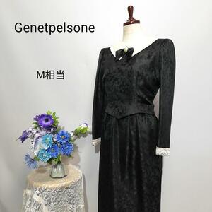 Genetpelsona 極上美品　ドレス　ワンピース　パーティー　Мサイズ　黒