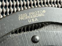 PROTO プロト (MAC TOOLS マックツール) パラレルジョー ロックリングプライヤー 251G PROFESSIONAL USA_画像4