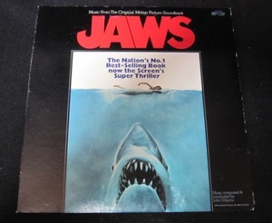 ＬＰレコード「ＪＡＷＳ　ジョーズ　オリジナル・サウンドトラック」 音楽：ジョン・ウィリアムス　ロードショウ誌第３３回推薦サントラ盤