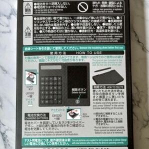 新品・ダイソー ELECTRONIC MEMO PAD＋CALCULATOR・電卓＋電子メモパッドの画像2