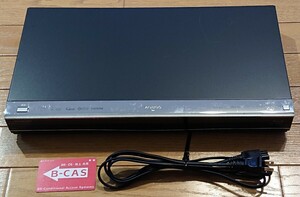 HDD新品同様 SHARP AQUOSブルーレイBD-W560 Wチューナー 500GB TOSHIBA