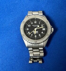 【ジャンク品】ハミルトン HAMILTON　カーキ　SUB ダイバー　9745B