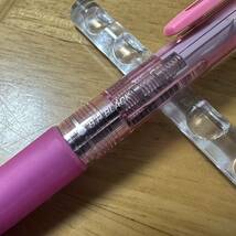 新品 廃盤 ZEBRA ゼブラ SK SHARBO シャーボ SB5 透明ピンク軸 シャーペン ボールペン 2+1 複合ペン_画像4