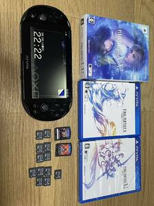 PSVITA PlayStation Vita SONY ソニー プレイステーションヴィータ　本体+ソフト＆メモリーカード大量セット！