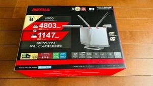 新品未開封 BUFFALO AirStation WXR6000-AX12P/D Wi-Fiルーター 無線LAN Wi-Fi6対応 ハイパフォーマンスモデル