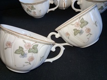 ⑥２１９　★Noritake CRAFTONE ノリタケ　クラフトーン　カップ＆ソーサー　５客セット★中古品★ゆうパック60★0312★_画像6