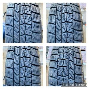 美品 155/65R14 75Q DUNLOP WINTERMAXX 2020年製 バリ山 スタッドレス 4本セット 14x4.5J ET 45 PCD 4Hx100 軽自動車等の画像9