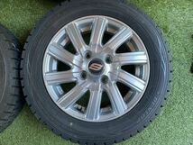 美品　155/65R13 73Q DUNLOP WINTERMAXX スタッドレス バリ山4本セット　13x4J ET 42 PCD 4Hx100 パレット ゼスト ワゴンR 等_画像5