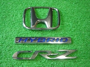 ★送料込★3841【ホンダ CR-Z ZF1】純正リアエンブレム/ZF2