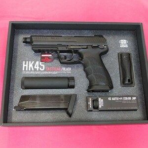 【中古現状品】東京マルイ HK45 tactical black ガスブローバック ハンドガン