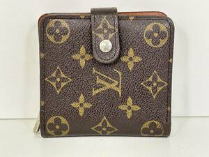 H0602-71 1514【1円スタート】 ルイヴィトン　LOUIS VUITTON　モノグラム　コンパクトジップ　折りたたみ財布　