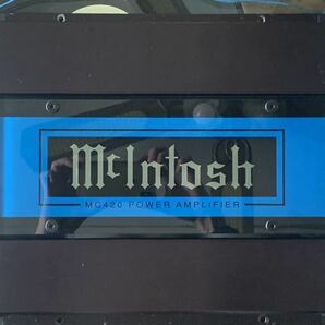 マッキントッシュ McIntosh MC420 50w×4chパワーアンプ 動作確認済みの画像1