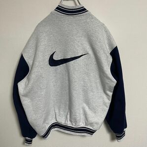 【美品】ナイキ スタジャン 白タグ コットン XL NIKE