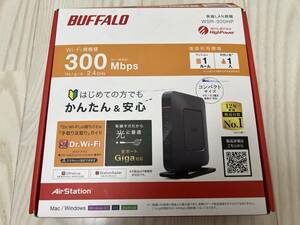 【中古良品・送料込】BUFFALO社製　Wi-Fiルーター WSR-300HP 本体＋付属品全てあり 無線LAN親機 300Mbps 1n/g/b