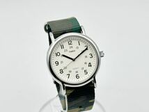 6-16 未使用 タイメックス TIMEX ウィークエンダー Weekender カモ 迷彩 T2P365 ナイロン NATO ベルト 腕時計_画像2