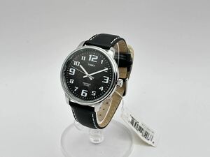 6-24 не использовался Timex TIMEX большой легкий Leader черный чёрный T28071 мужской кожа кожа ремень аналог наручные часы ④