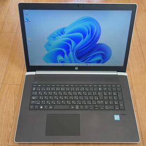 期間限定 24日迄! 929) HP ProBook 470 G5 17.3インチ Core i5 8250GHz/RAM8GB/SSD256GB+HDD500GB