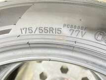 中古タイヤ サマータイヤ 2本セット 175/55R15 ダンロップ ルマン5+_画像4