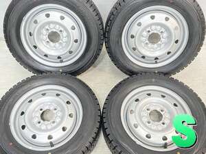 中古タイヤ スタッドレスタイヤ ホイールセット 4本セット 155/70R13 　 TOPY M52 13x4.0 100-4穴 ダンロップ ウィンターマックス WM01