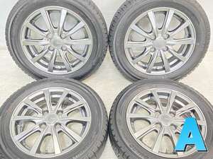 中古タイヤ スタッドレスタイヤ ホイールセット 4本セット 165/65R14 　 GRASS 14x5.0 39 100-4穴 ヨコハマ アイスガード iG50 PLUS