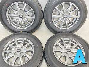 中古タイヤ スタッドレスタイヤ ホイールセット 4本セット 155/80R13 ユーロスピード 13x5.0 35 100-4穴 DUNLOP ウィンターマックス WM02