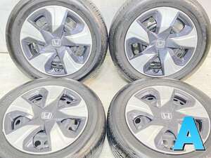 中古タイヤ サマータイヤ ホイールセット 4本セット 185/60R15 ホンダ純正 15x6.0 100-4穴 ブリヂストン ネクストリー