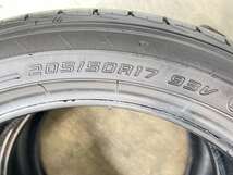 中古タイヤ サマータイヤ 2本セット 205/50R17 ダンロップ ルマン5_画像4