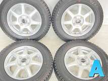 中古タイヤ スタッドレスタイヤ ホイールセット 4本セット 145/80R13 　 PRD 13x4.0 45 100-4穴 ダンロップ ウィンターマックス03_画像1