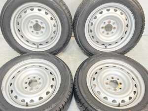 中古タイヤ スタッドレスタイヤ ホイールセット 4本セット 185/60R15 　 YE 15x6.0 100/114.3-4穴 ヨコハマ アイスガード iG70