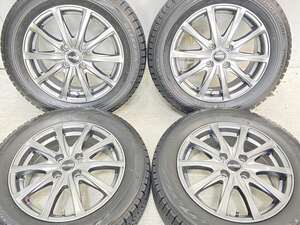 中古タイヤ スタッドレスタイヤ ホイールセット 4本セット 185/60R15 　 ユーロスピード 15x5.5 45 100-4穴 ブリヂストン ブリザック VRX2