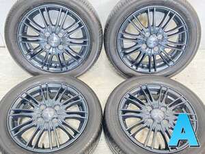 中古タイヤ サマータイヤ ホイールセット 4本セット 165/55R14 WEDS VELVA 14x4.5 45 100-4穴 ヨコハマ ブルーアースES ES32