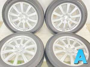 中古タイヤ サマータイヤ ホイールセット 4本セット 225/60R18 　 ジョーカー 18x7.5 53 114.3-5穴 ダンロップ グラントレック ST30