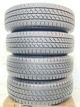 中古タイヤ スタッドレスタイヤ ホイールセット 4本セット 195/80R15 107/105LT 日産純正 15x5.5 139.7-6穴 ブリヂストン ブリザック VL1_画像3