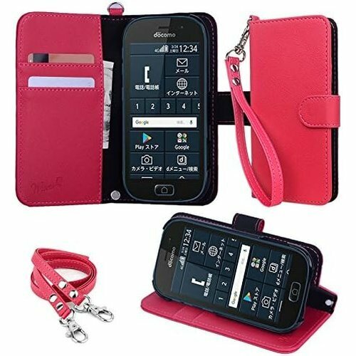 wisers らくらくスマートフォン F-42A / ストラップ 2種付き ハンドストラップ/ネックストラップ 210