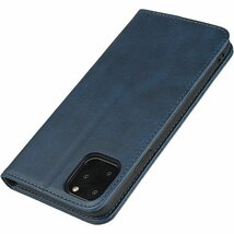 Eastwave iPhone 11 Pro Maxケ ド 内蔵マグネット 合成皮革 カード耐汚れ 5色 ブルー 335_画像5