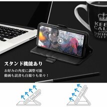 Rssviss iPhone 12 Pro Max ケ ード収納 横置き機能 6.7inch対応 F1 ブラック 578_画像3