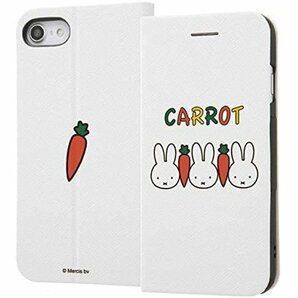 イングレム iPhone SE 第2世代 /iPhon 手帳型ケース マグネットタイプ ミッフィー CARROT 640