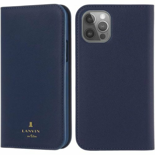 LANVIN en Blue ランバンオンブルー iP FOLIO CASE CLASSIC ダーク ネイビー 715