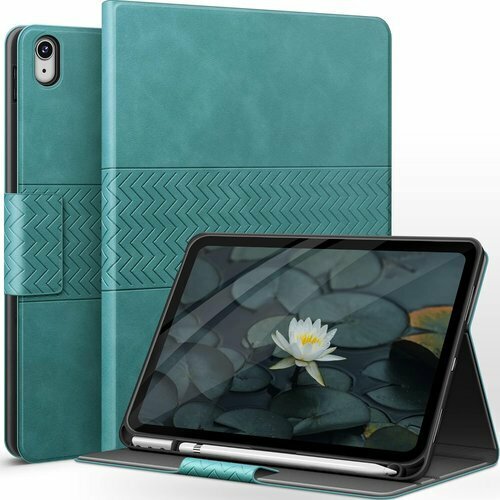 auaua iPad 第10世代 10.9インチ ケー ンド機能付き 全面保護 iPad 10 世代 Green 188