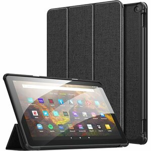 Fire HD 10 第11世代 2021 ケース A ドケース 軽量 薄型 全面保護 傷/汚れ防止 Black 264