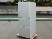 【正常動作品】TOSHIBA 3ドア冷蔵庫 GR-H34S シルバー系 340L 15年 大型 自動製氷 年式の割にはかなり綺麗 中古 清掃済み 家庭用_画像1