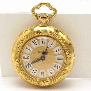 1 jpy ~ BUCHERERbfela- hand winding pocket watch pocket watch GP Gold color * click post 185 jpy * pawnshop Kobe ... 