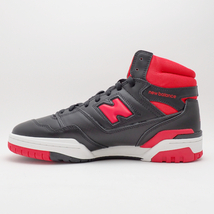 ニューバランス BB650RBR 28.5cm US10.5 未使用に近い ブラック レッド newbalance ハイカット スニーカー 黒 赤 箱付き 質屋 神戸つじの_画像6