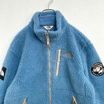 レア　THE NORTH FACE　韓国限定　ホワイトレーベル　リモフリースジャケット　ブルー　Mサイズ　ユニセックス　ノースフェイス_画像2